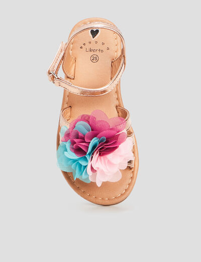 Sandales Liberto rose champagne fille