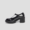 Loafers salomé vernies crantées Liberto noir femme