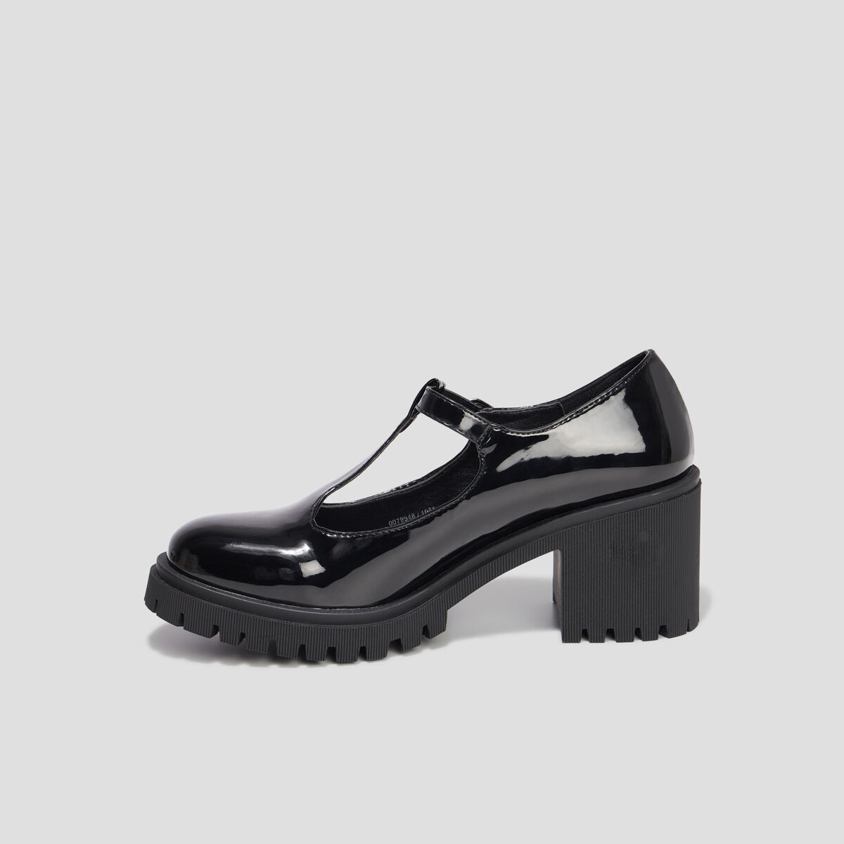 Loafers salomé vernies crantées Liberto noir femme