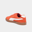 Tennis basses &agrave; lacets en cuir Puma Club orange fonc&eacute; homme