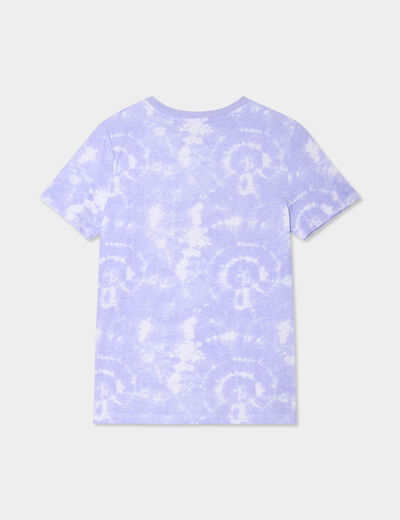 T-shirt manches courtes coton parme garçon