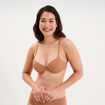 Soutien-gorge corbeille padd&eacute; microfibre vieux rose femme