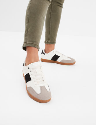 Tennis basses à lacets Creeks noir femme