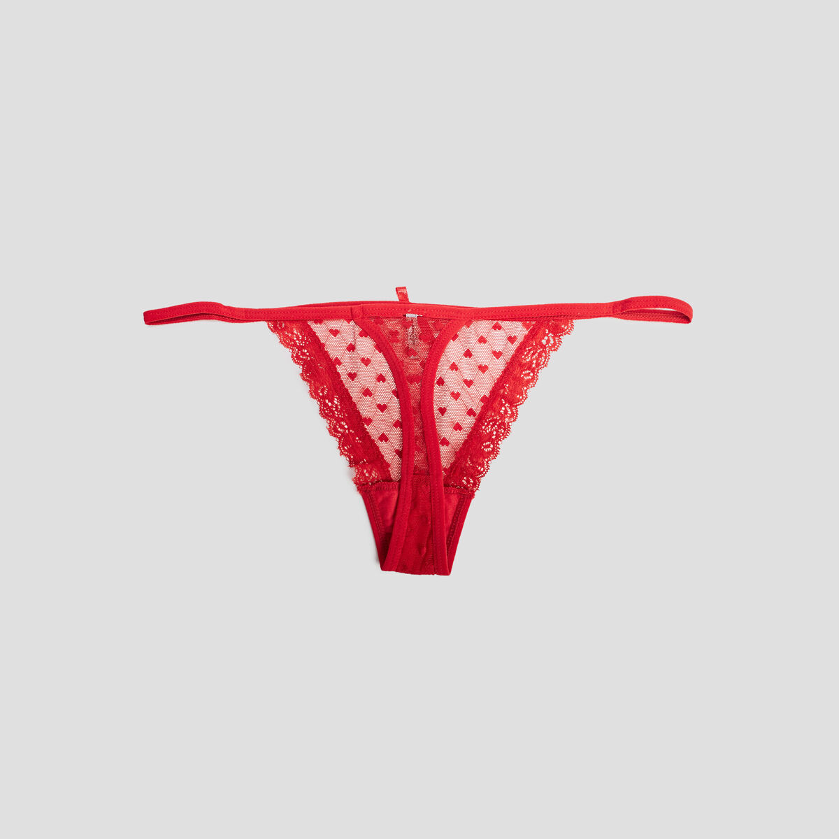Lot 2 strings rouge femme