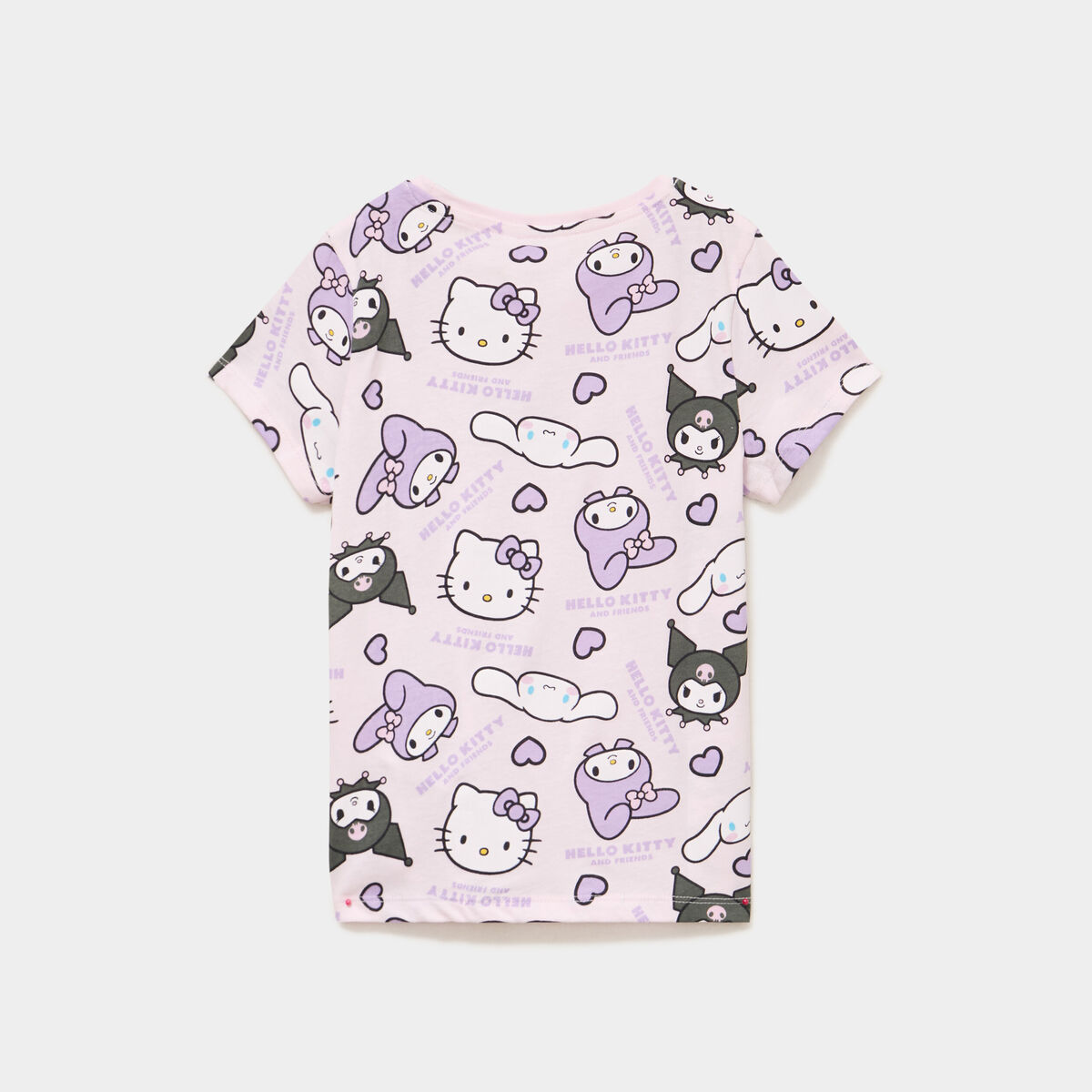 Ensemble pyjama short coton Hello Kitty rose clair fille