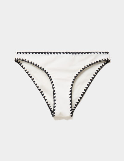 Bas de maillot de bain ivoire femme