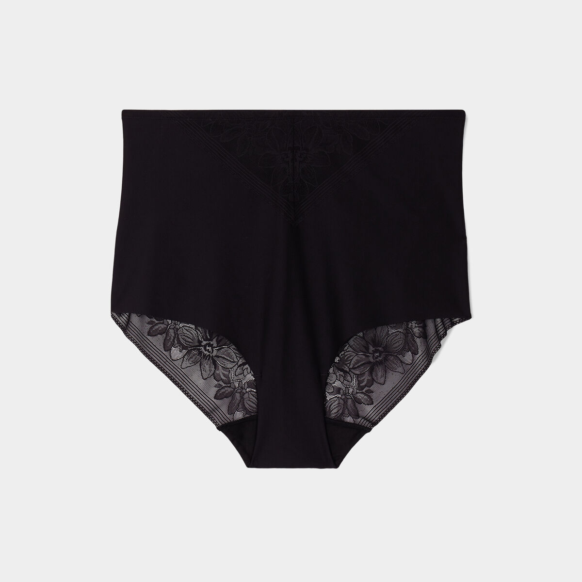 Culotte gainante noir femme grande taille