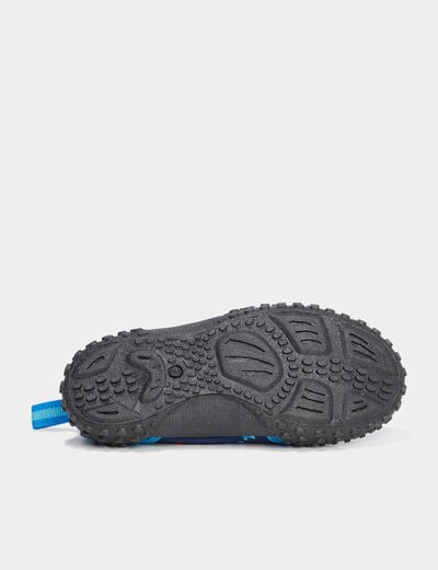 Chaussures de plage à scratchs bleu bébé garçon