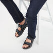 Sandales à scratchs bleu homme