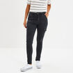 Pantalon cargo skinny 7/8ème Liberto noir femme