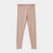 Legging taille haute marron clair femme