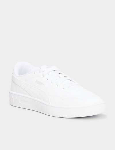 Baskets &agrave; lacets Puma COURT LALLY blanc femme