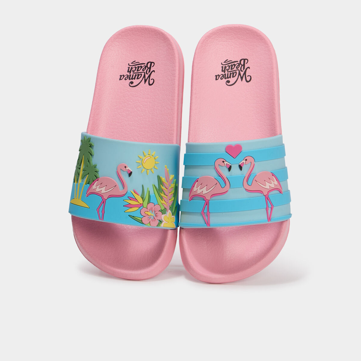 Claquettes de plage multicolore fille