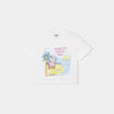 T-shirt court avec sequins Creeks ivoire fille