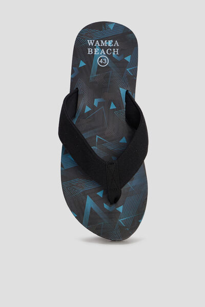 Tongs Wamea Beach bleu homme