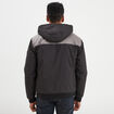 Blouson déperlant zippé capuche Liberto noir homme