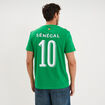 T-shirt maillot de football S&eacute;n&eacute;gal vert menthe mixte