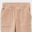 Pantalon effet velours c&ocirc;tel&eacute; sable b&eacute;b&eacute; gar&ccedil;on