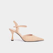 Escarpins slingback talon kitten sable femme