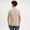 Polo slim manches courtes stretch gris homme
