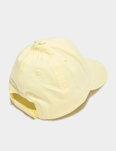 Casquette coton jaune clair fille