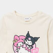 Ensemble pyjama pantalon Hello Kitty blanc fille