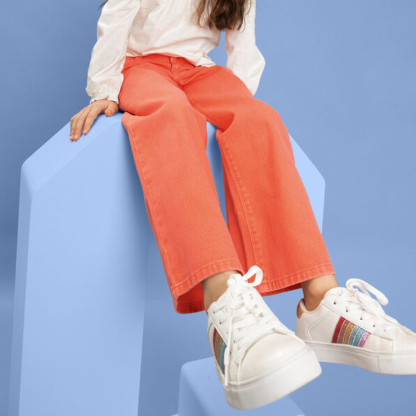 tennis a lacets creeks sable fille Tennis à lacets Creeks sable fille