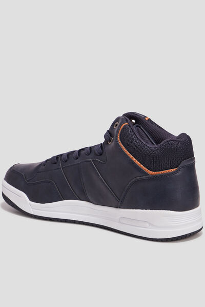 Baskets montantes Creeks bleu marine homme
