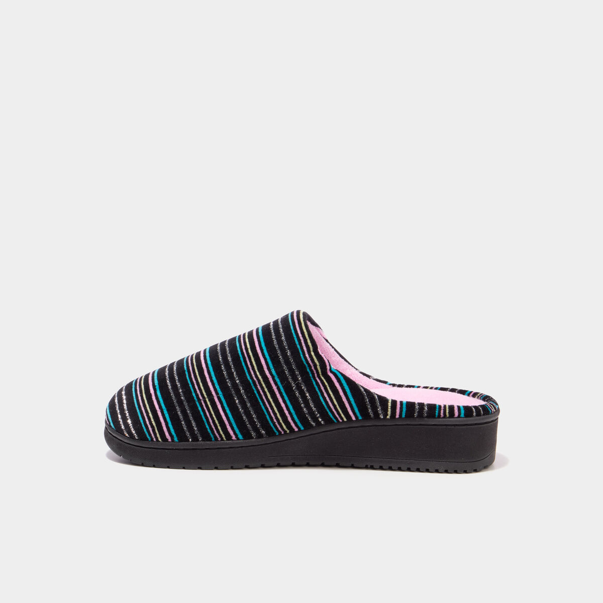 Chaussons mules lavables Isotoner vert turquoise femme
