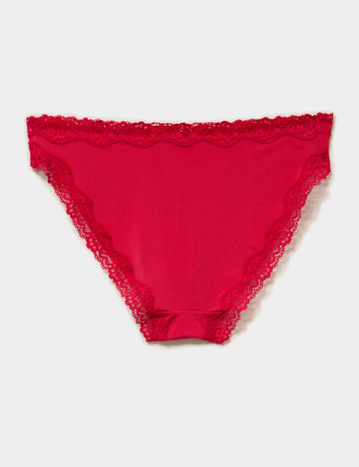 Lot 3 culottes rouge femme