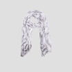 Foulard gris femme