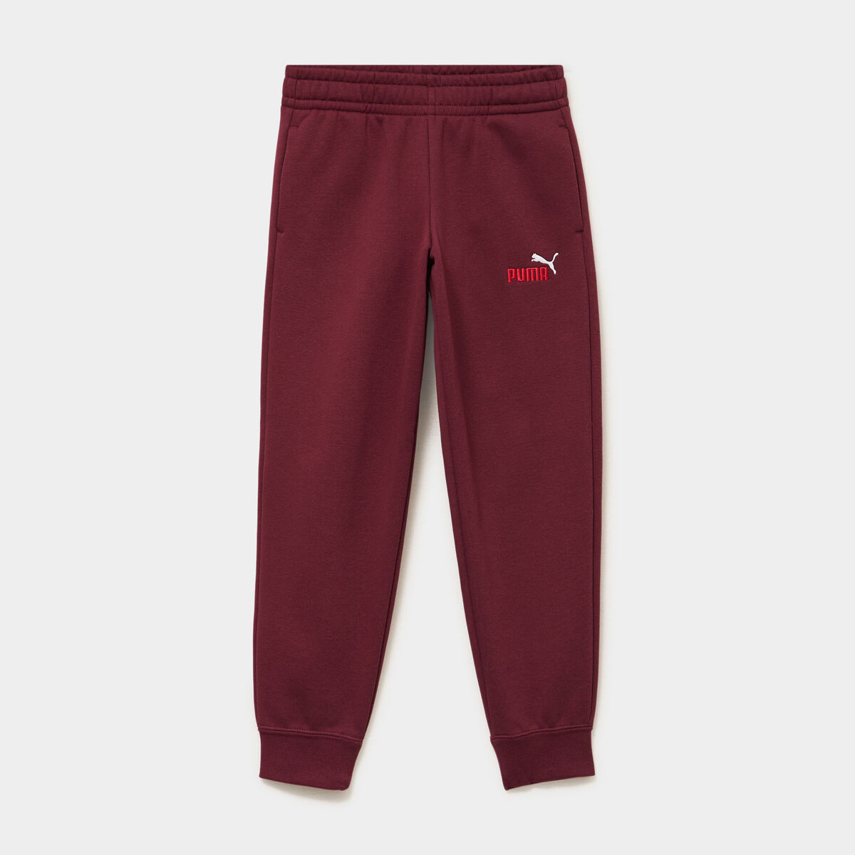 Pantalon de jogging droit Puma bordeaux gar&ccedil;on