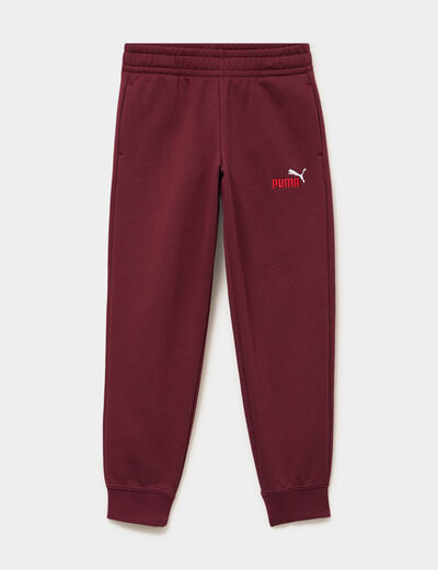 Pantalon de jogging droit Puma bordeaux gar&ccedil;on