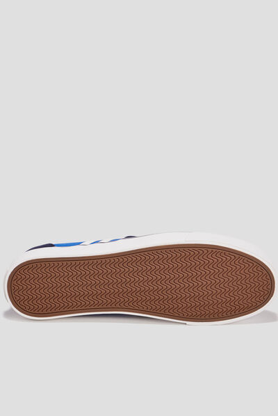 Tennis en toile à lacets Creeks bleu homme