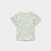 T-shirt manches courtes coton vert pastel b&eacute;b&eacute; gar&ccedil;on