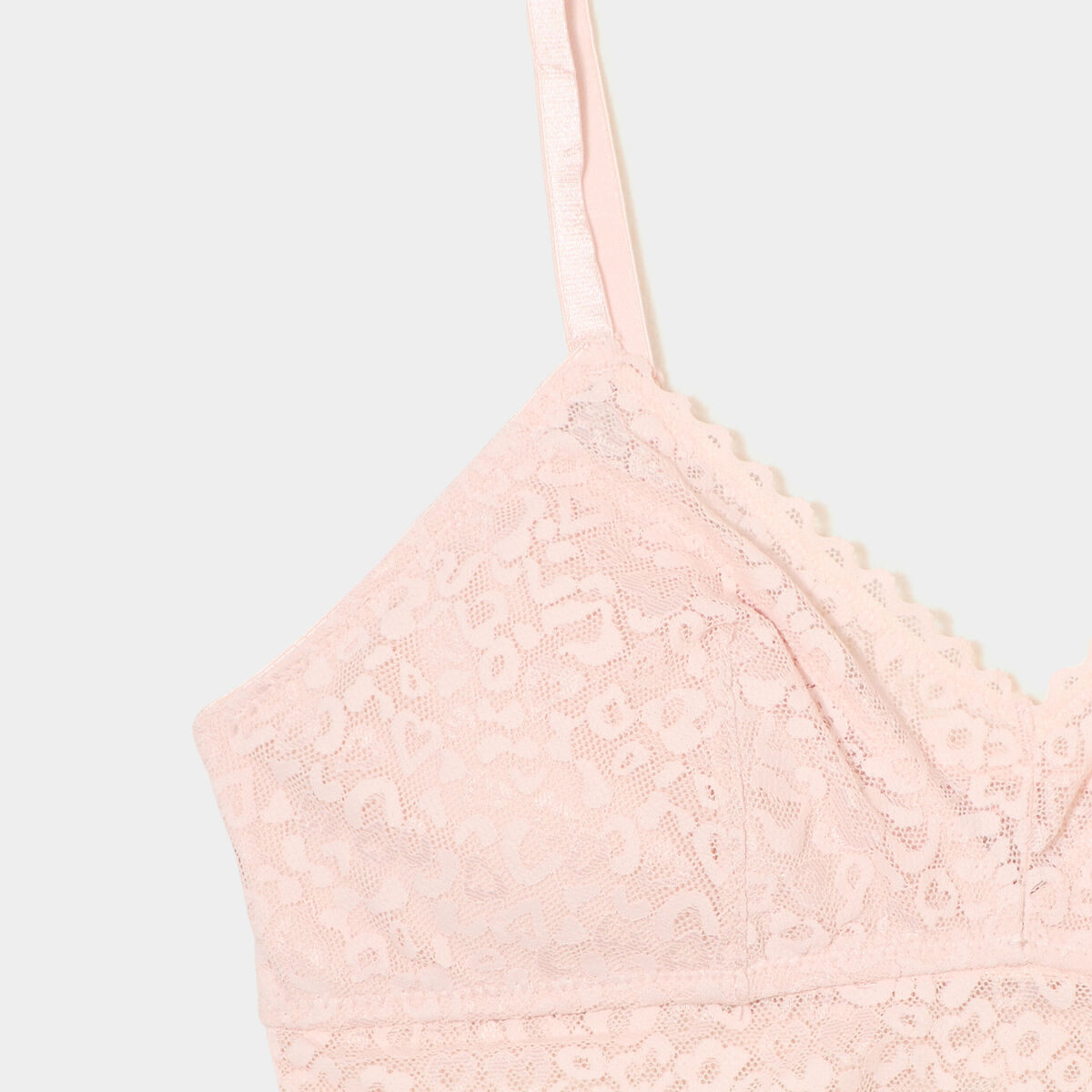 Lot 2 soutiens-gorge triangle rose pastel femme