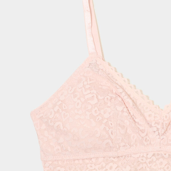 Lot 2 soutiens-gorge triangle rose pastel femme