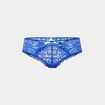 Shorty en dentelle bleu electrique femme
