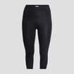 Legging corsaire taille &eacute;lastiqu&eacute;e noir femme grande taille