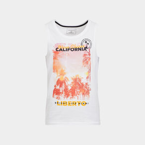 debardeur bretelles larges liberto blanc homme Débardeur bretelles larges Liberto blanc homme
