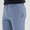 Pantalon chino slim stretch bleu homme