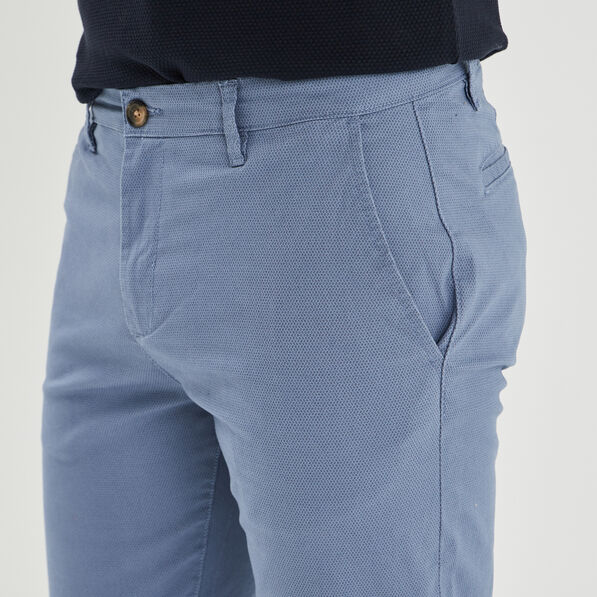 pantalon chino slim stretch bleu homme Pantalon chino slim stretch bleu homme