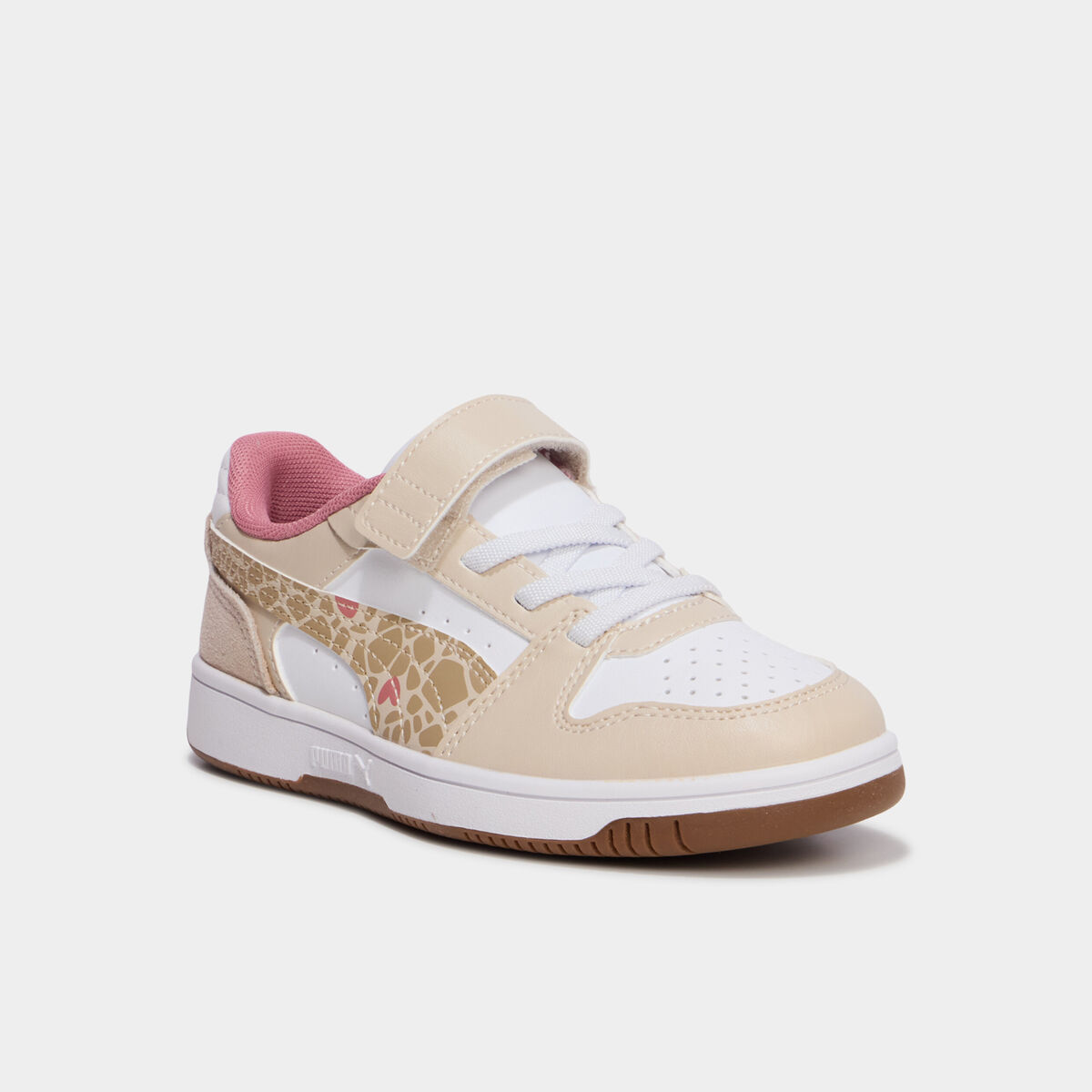 Baskets &agrave; scratchs Puma Rebound Slam sable fille