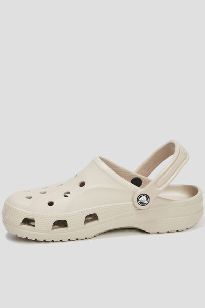 Sabots &agrave; bride ajour&eacute; Crocs sable femme