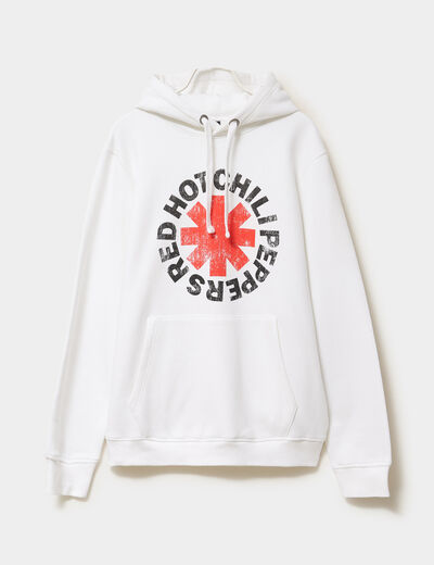 Sweat hoodie Red Hot Chili Peppers blanc homme