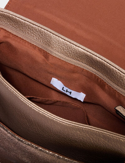 Sac cartable en bandouli&egrave;re multicolore femme