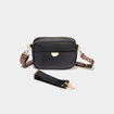 Sac arrondi avec 2 bandoulières noir femme