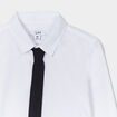 Chemise manches longues avec cravate blanc garçon
