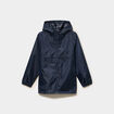 Veste imperm&eacute;able coupe-vent bleu marine mixte