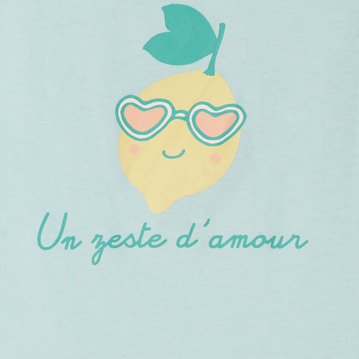 Ensemble t-shirt et short ecru bébé fille